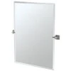 Gatco Elevate Frameless Large Rectangle Mirror In Satin Nickel -Home Furnishing Store 284464 WebOnly Lg