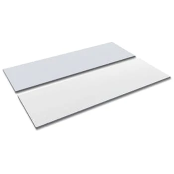 Alera® Reversible Laminate Table Top, Rectangular, 71 1/2w X 23 5/8d, White/gray 3 Alera® Reversible Laminate Table Top, Rectangular, 71 1/2w X 23 5/8d, White/gray