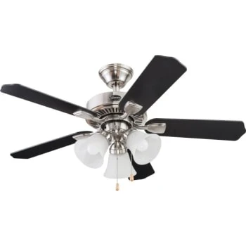 Seasons® Torrena™ 42 In. 5-Blade Led Ceiling Fan W/ Light (Black) 3 Seasons® Torrena™ 42 In. 5-Blade Led Ceiling Fan W/ Light (Black)