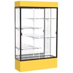 Ghent Waddell Spirit Goldenrod Display Case Mirror Back W/ Dark Bronze