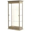 Ghent Waddell Varsity Lighted Driftwood Oak Case W/sliding Door/plaque Fab Bck -Home Furnishing Store 288083 MainProductImage Lg