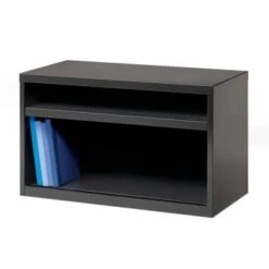 Space Solutions 18" Deep 4 Drawer Letter Width Vertical File Cabinet Black 13 Space Solutions 18" Deep 4 Drawer Letter Width Vertical File Cabinet Black -Home Furnishing Store 291306 DetailedProductView10 Lg