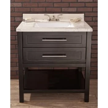 Modular Vanity Tops 31 X 22 Artic Stone Cultured Marble Vanity Top And Bowl 6 Modular Vanity Tops 31 X 22 Artic Stone Cultured Marble Vanity Top And Bowl - Image 4