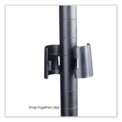 Safco 4-Shelf Industrial Add-On Unit, 48"w X 24"d X 72"h, Black 8 Safco 4-Shelf Industrial Add-On Unit, 48"w X 24"d X 72"h, Black -Home Furnishing Store 291927 RightView Lg