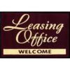Leasing Office Welcome Floor Mat, Maroon, 6' X 4' 2 Leasing Office Welcome Floor Mat, Maroon, 6' X 4' -Home Furnishing Store 293391 PT Lg 1