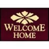 Welcome Home Floor Mat, Maroon, 6' X 4' 2 Welcome Home Floor Mat, Maroon, 6' X 4' -Home Furnishing Store 293659 PT Lg 1