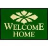 Welcome Home Floor Mat, Hunter Green, 6' X 4' -Home Furnishing Store 293983 PT Lg