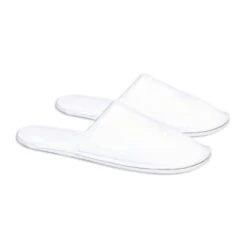 Fredi & Sons Inc. Closed Toe Velour Slipper 12" Anti-Skid Sole Case Of 100