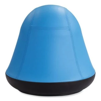 Safco Runtz™ Swivel Ball Chair, Backless, 16.75" High, Baby Blue Vinyl 3 Safco Runtz™ Swivel Ball Chair, Backless, 16.75" High, Baby Blue Vinyl