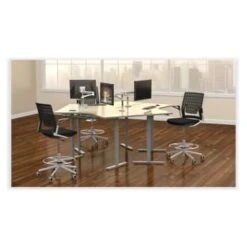 Safco Thesis™ Flex Back Stool With Arms, 21.5" To 29.5" Seat Height, Black 15 Safco Thesis™ Flex Back Stool With Arms, 21.5" To 29.5" Seat Height, Black -Home Furnishing Store 295923 TopView Lg