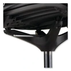 Safco Shell™ Extended-Height Chair, 22" To 32" High, Black Seat, Black Back -Home Furnishing Store 296357 LeftView Lg