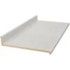 Hampton Bay Formica 8' Countertop, Matte Sea Salt, Waterfall Edge, Backsplash