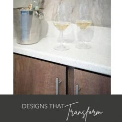 Hampton Bay 6'right Miter Laminate Countertop, Matte Sea Salt, Waterfall Edge -Home Furnishing Store 297249 DetailedProductView6 Lg