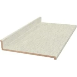 Hampton Bay Wilsonart 8' Strght Lmnt Countertop Txtrd Wh Cascade Wtrfll Edge