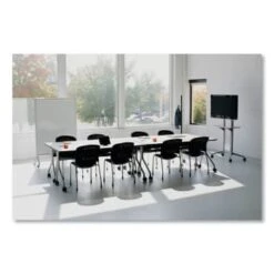 Safco Impromptu® Lectern, 26.5" X 18.75" X 46.5", Black -Home Furnishing Store 297482 BottomView Lg