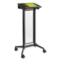 Safco Impromptu® Lectern, 26.5" X 18.75" X 46.5", Black -Home Furnishing Store 297482 RightView Lg