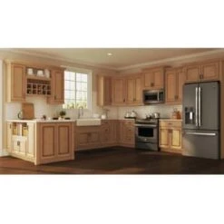 Hampton Bay Hampton Blind Base Corner Kitchen Cabinet "m Oak, 36x34.5x24in -Home Furnishing Store 299411 DetailedProductView4 Lg