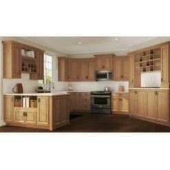 Hampton Bay Hampton Blind Base Corner Kitchen Cabinet "m Oak, 36x34.5x24in -Home Furnishing Store 299411 DetailedProductView5 Lg