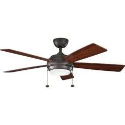 GENERIC 52in Ceiling Fan Integrated Led Bronze