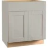 Hampton Bay Shaker Kitchen Cbnt 30 X 24 X 34.5"dove Gray, Ball-Bearing Glides 1 Hampton Bay Shaker Kitchen Cbnt 30 X 24 X 34.5"dove Gray, Ball-Bearing Glides -Home Furnishing Store 299639 MainProductImage Lg