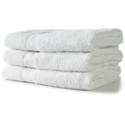 GENERIC 24" X 48" Premium Bath Towel White Package Of 12