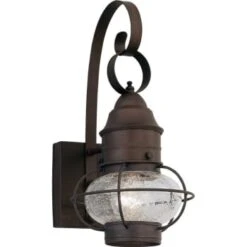 Designers Fountain Nantucket 10 X 18.25 In. 1-Light Outdoor Lantern (Rustique)