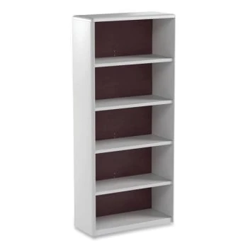 Safco Valuemate® 5-Shelf Economy Bookcase, 31.75"w X 13.5"d X 67"h, Gray 3 Safco Valuemate® 5-Shelf Economy Bookcase, 31.75"w X 13.5"d X 67"h, Gray