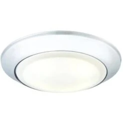 Westinghouse 15-Watt Chrome Indoor/outdoor Integrated Led Flsh Mount