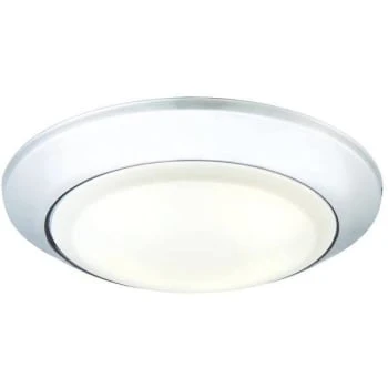 Westinghouse 15-Watt Chrome Indoor/outdoor Integrated Led Flsh Mount 3 Westinghouse 15-Watt Chrome Indoor/outdoor Integrated Led Flsh Mount