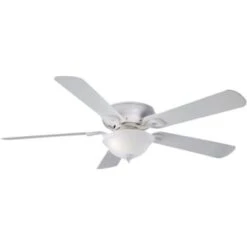 Hampton Bay Rothley 52 Led Matte White Ceiling Fan With Light Kit