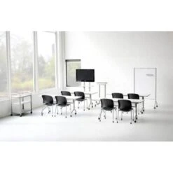 Safco Impromptu® Lectern, 26.5" X 18.75" X 46.5", Gray 12 Safco Impromptu® Lectern, 26.5" X 18.75" X 46.5", Gray -Home Furnishing Store 312951 BackView Lg