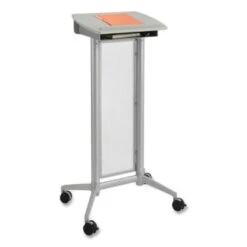 Safco Impromptu® Lectern, 26.5" X 18.75" X 46.5", Gray 10 Safco Impromptu® Lectern, 26.5" X 18.75" X 46.5", Gray -Home Furnishing Store 312951 RightView Lg