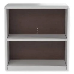 Safco Valuemate® 2-Shelf Economy Bookcase, 31.75"w X 13.5"d X 28"h, Gray