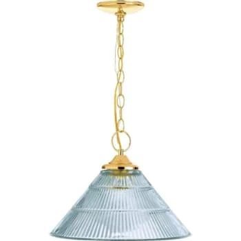 15 In. 1-Light Pendant Fixture (Polished Brass) 3 15 In. 1-Light Pendant Fixture (Polished Brass)