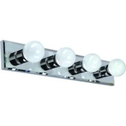 3.25 In. 4-Light Incandescent Bath Vanity Fixture