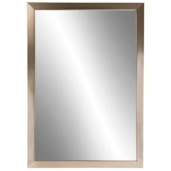 Jensen Framed Mirror 36 X 42" Satin Nickel 3 Jensen Framed Mirror 36 X 42" Satin Nickel