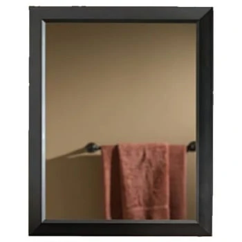 Jensen Medicine Cabinet 15 X 19" Stainless Steel With Oil-Rubbed Bronze Frame 3 Jensen Medicine Cabinet 15 X 19" Stainless Steel With Oil-Rubbed Bronze Frame
