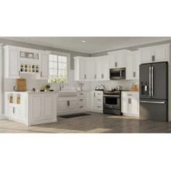 Hampton Bay Hampton 28.5x34.5x34.5" Lazy Susan Corner Cabinet 13 Hampton Bay Hampton 28.5x34.5x34.5" Lazy Susan Corner Cabinet -Home Furnishing Store 325597 DetailedProductView4 Lg