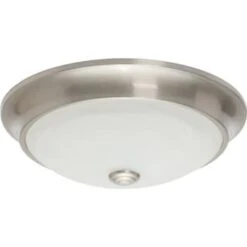Seasons® 11 In. 17w Led Flush Mount Light (Satin Nickel)