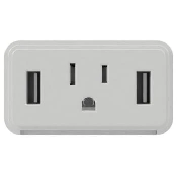 Cube Dual Usb 1 Outlet Led Night Light 4 Cube Dual Usb 1 Outlet Led Night Light - Image 2
