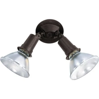 Satco® Nuvo Bronze Two-Light 10 Exterior Par38 Flood Light With Adjustable Swivel 3 Satco® Nuvo Bronze Two-Light 10 Exterior Par38 Flood Light With Adjustable Swivel