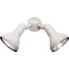 Satco® Nuvo White Two-Light 15 Exterior Par38 Flood Light With Adjustable Swivel 2 Satco® Nuvo White Two-Light 15 Exterior Par38 Flood Light With Adjustable Swivel -Home Furnishing Store 331290 V Lg
