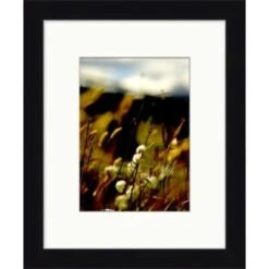 Clearwater Art Collection Spring Flowers, Warm Scheme, Black Frame