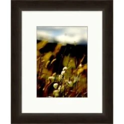 Clearwater Art Collection Spring Flowers, Warm Scheme, Espresso Frame
