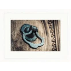 Clearwater Art Collection Metal Fixture, Warm Scheme, White Frame