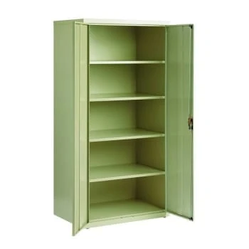 Hirsh Welded Steel Storage Cabinet With 4 Adjustable Shelves, 24" D X 36" W X 72" H, Putty 8 Hirsh Welded Steel Storage Cabinet With 4 Adjustable Shelves, 24" D X 36" W X 72" H, Putty - Image 6