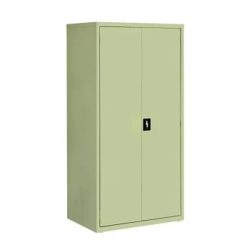 Hirsh Welded Steel Storage Cabinet With 4 Adjustable Shelves, 24" D X 36" W X 72" H, Putty 4 Hirsh Welded Steel Storage Cabinet With 4 Adjustable Shelves, 24" D X 36" W X 72" H, Putty - Image 2