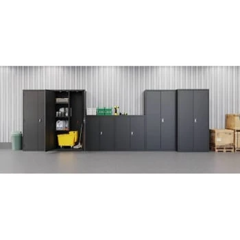 Hirsh Janitorial Cabinet, 18" D X 36" W X 72" H, Black 8 Hirsh Janitorial Cabinet, 18" D X 36" W X 72" H, Black - Image 6