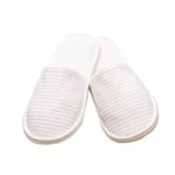 Sobel Westex Slippers Diamond Waffle White Case Of 100
