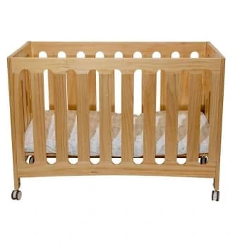 Coverplay Caden Wood Folding Crib Designed For Small Spaces 4 Coverplay Caden Wood Folding Crib Designed For Small Spaces - Image 2